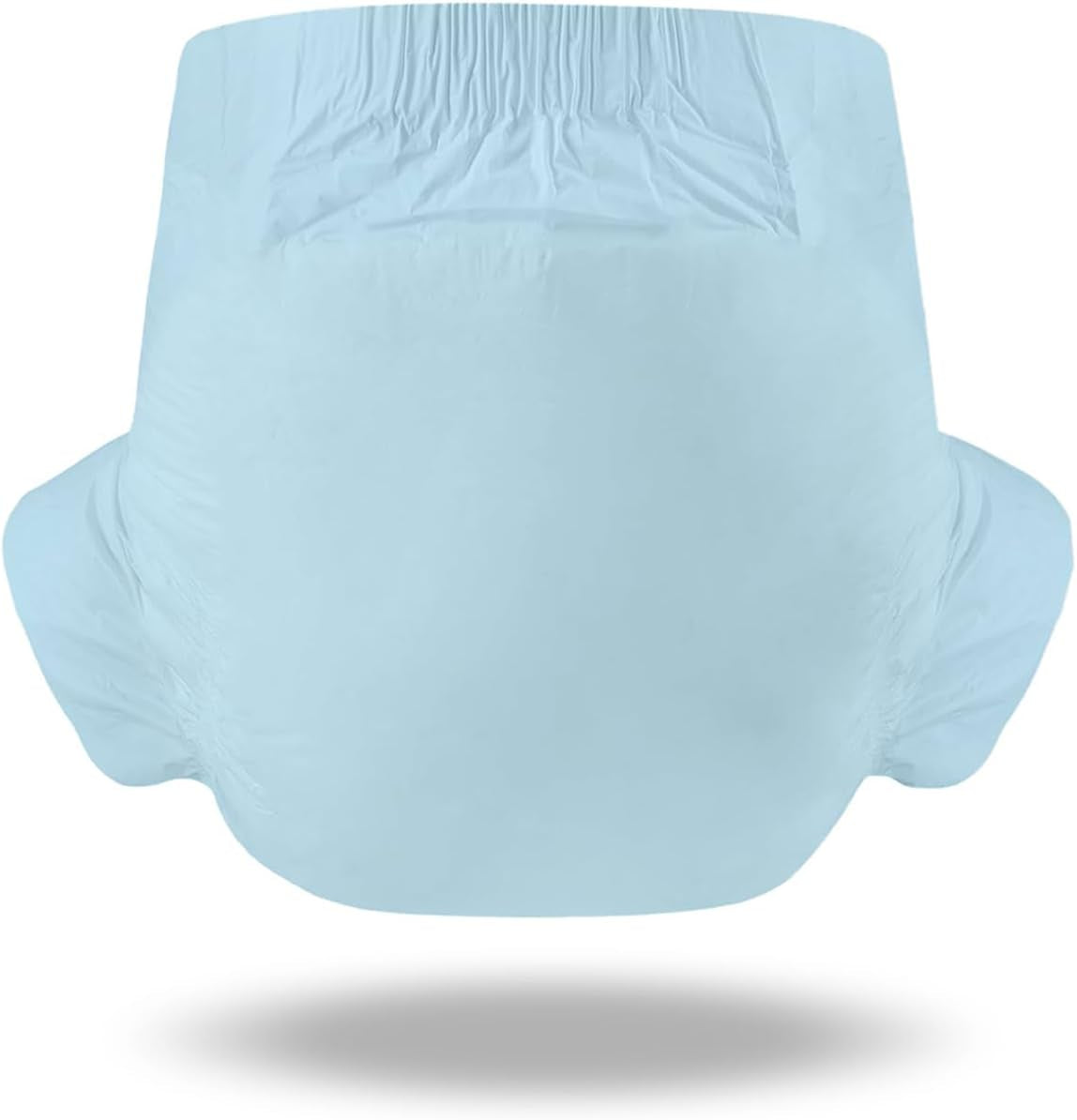 CutiePlusU Pañales para adultos, superficie seca, máxima absorbencia durante la noche, pañal desechable para incontinencia, azul, paquete de 2 (mediano 71-96 cm)