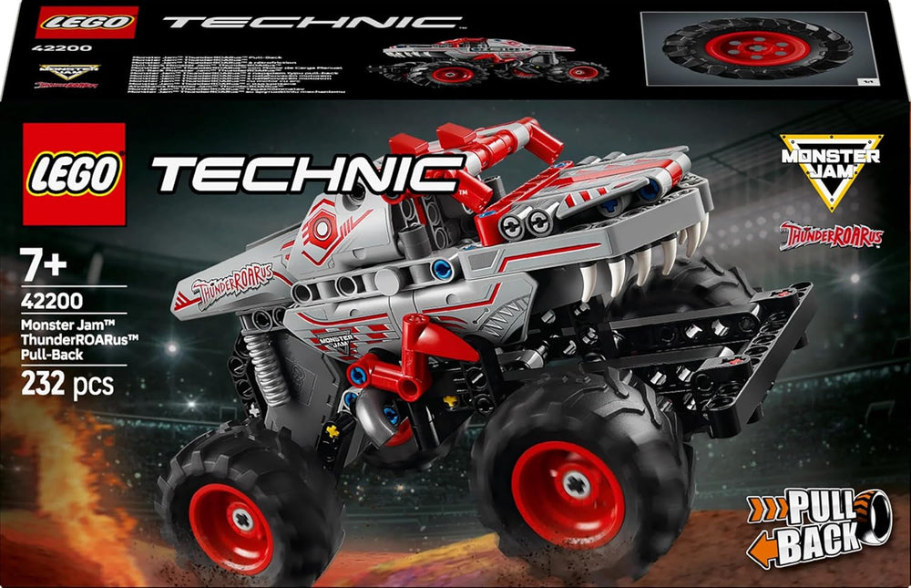 LEGO Technic Monster Jam Thunderroarus Juguete retráctil Monster Truck Juguete de construcción para niños Regalo para niños y niñas a partir de 7 años 42200 Juegos de construcción Besuche den LEGO-Store