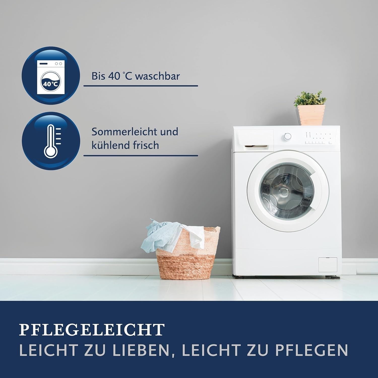 Billerbeck Lina Edredón superligero - Edredón de lino - 155 X 220 Cm - Edredón de verano, edredón refrescante, edredón ligero de verano - 70% lino, 30% algodón, blanco Edredones y edredones Naty Shop