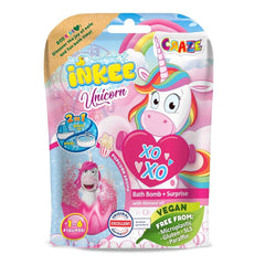 UNICORNIO TINTA | Bomba de baño para niños con sorpresa, 100 G, unicornio, aroma a palomitas Madre e Niño Naty Shop