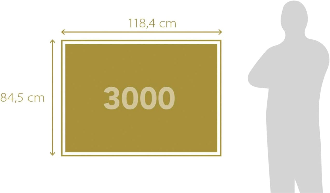 Clementoni - 33552 Collection - Manhattan Balcony Sunset, Puzzle 3000 piese pentru adulți și copii 10 ani, joc de îndemânare pentru întreaga familie Puzzle Naty Shop