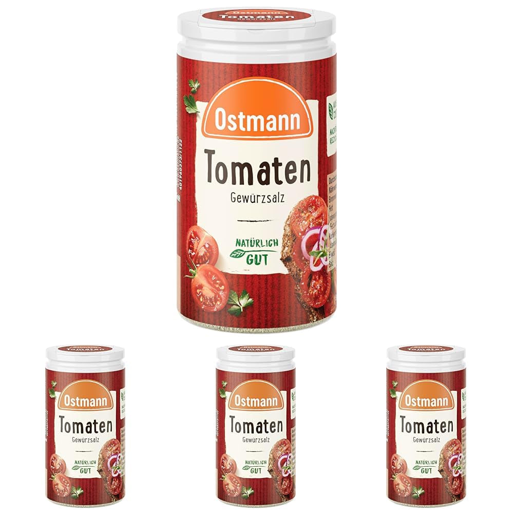Ostmann Gewürze - Tomate Gewürzsalz | Perfecto para condimentar ensalada de tomate y bruschetta 60 g en Der Streudose