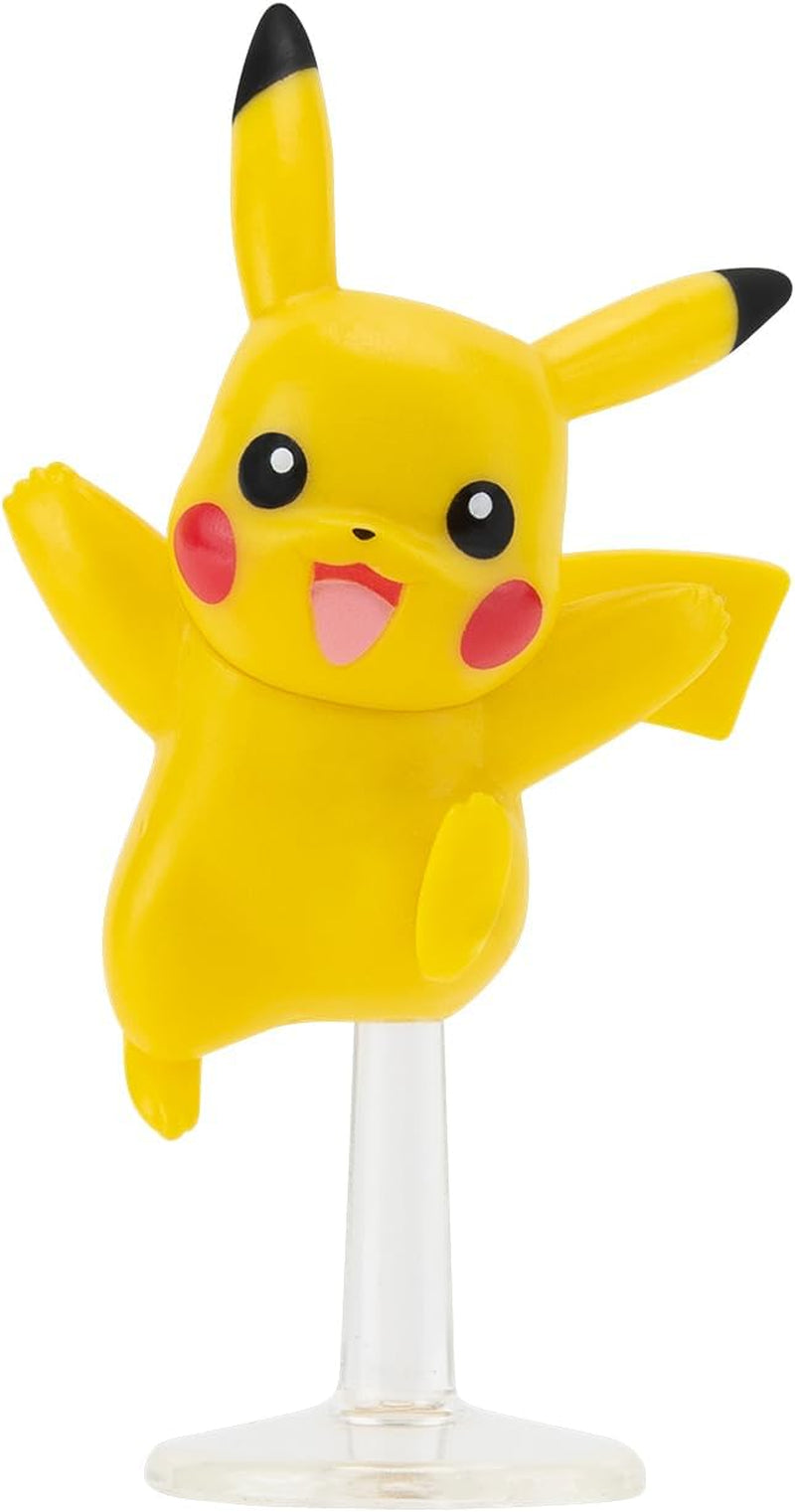 Pokémon PKW3402 - Multipack de figuras de batalla - Pack de 4 con Pikachu, Croc, Kwaks, Felori, figuras oficiales detalladas, 5 cm cada una Figuras de acción Naty Shop