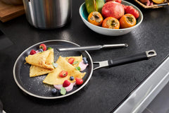 Sartén para tortitas RÖSLE SILENCE PRO, revestimiento antiadherente Proresist premium resistente a los arañazos, acero inoxidable 18/10, apta para inducción Ollas y Sartenes Naty Shop