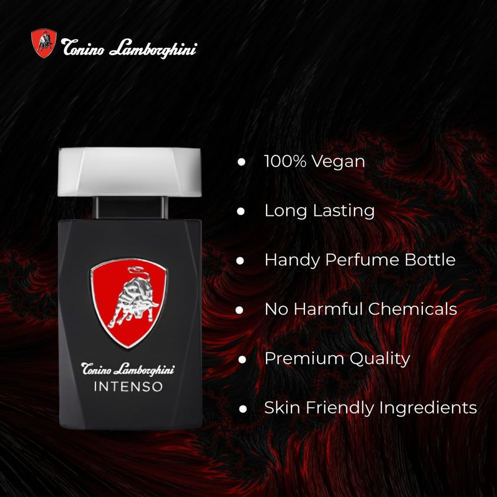 Tonino Lamborghini Intenso pentru bărbați 4.2 oz EDT Spray Produse pentru descurcarea părului Naty Shop