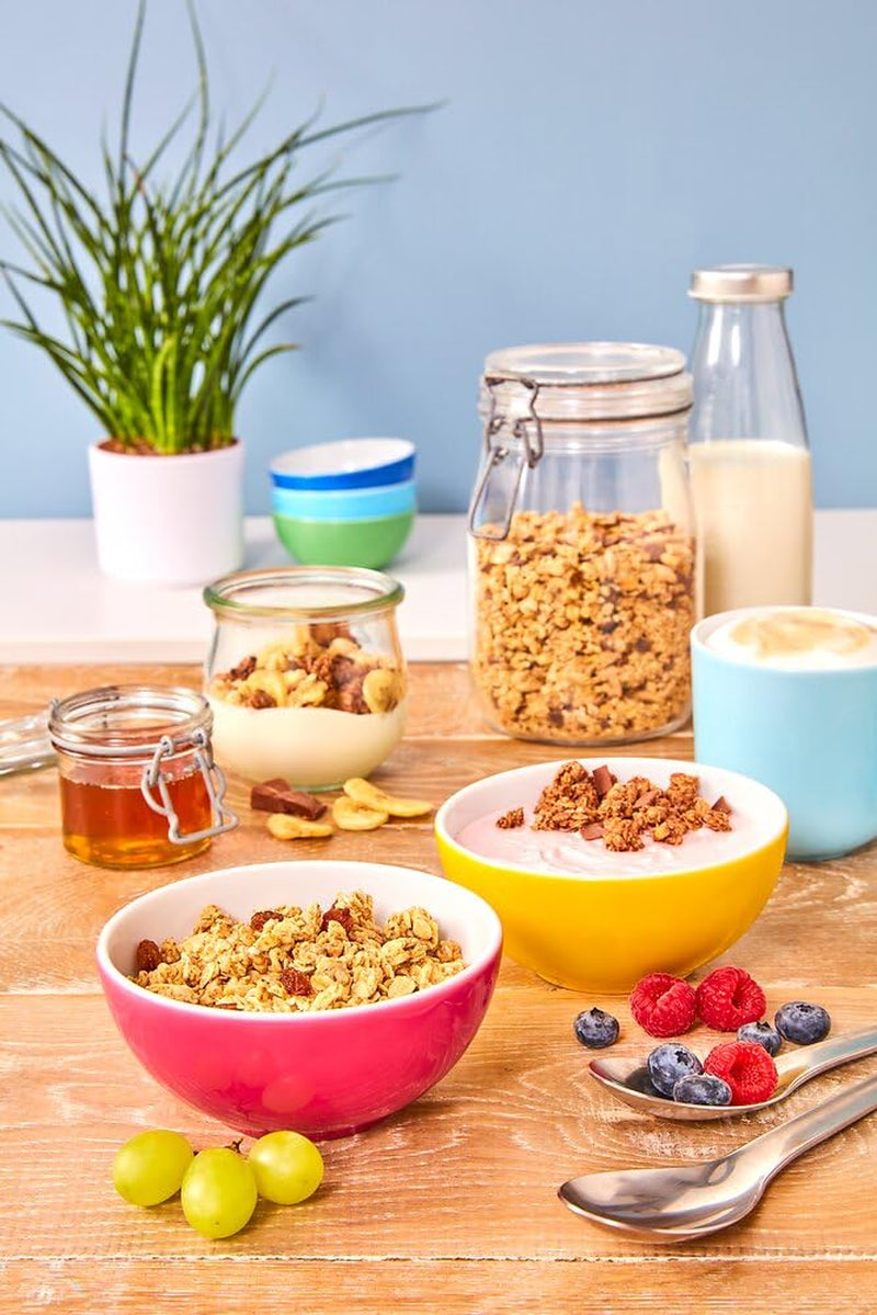 Dr. Oetker Vitalis Crunchy Flakes: muesli crujiente con copos de maíz y trozos de almendra, paquete de 5 (5 x 600 g)