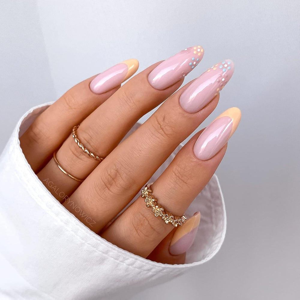 Esmalte de uñas UV Semilac Hybrid 587 Tea Rose 7ml Colección Fiori