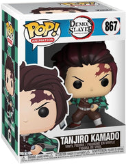 Funko Pop! Animation: Demon Slayer - Tanjiro Kamado - Figură de colecție din vinil - Idee de cadou - Marfă oficială - Jucării pentru copii și adulți - Fanii Anime - Figură model pentru colecționari Action figures Naty Shop Tanjiro Kamado
