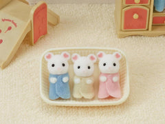 Sylvanian Families L5337 Trillizos Ratones Marshmallow - Figuras casa de muñecas Naty Shop Muñecas
