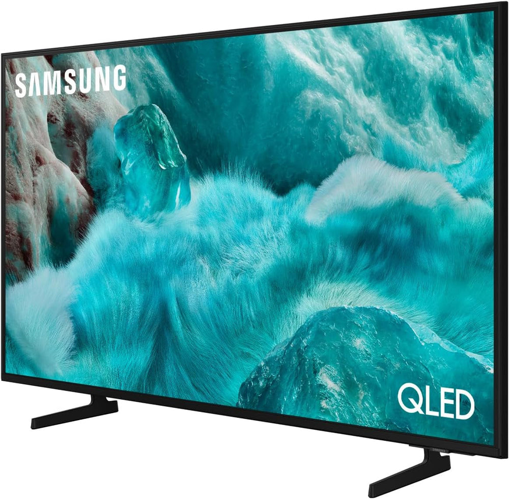 Televizor inteligent Samsung QLED Q7F 4K, 43 inch (108 cm), cu AI Vision, volum de culoare 100% cu Quantum Dot, HDR10+, procesor Q4 AI, One UI Tizen, Wi-Fi, Bluetooth 5.3 și Motion Xcelerator