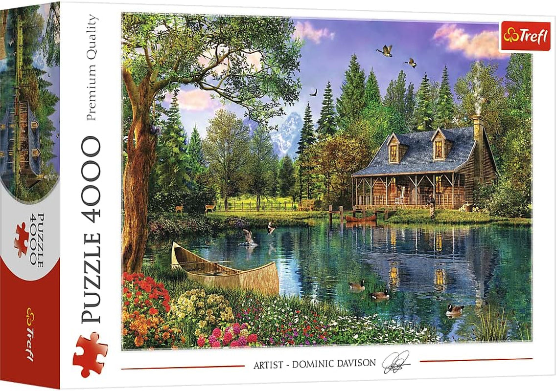 Trefl, 45005 Puzzle, Afternoon idyll, 4000 piese, Calitate premium, Pentru copii cu vârsta de peste 14 ani Puzzle Naty Shop Clasic