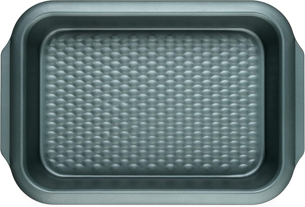 Progress BW09819G2EU7 Shimmer Kollektion, Runde Backform Aus Kohlenstoffstahl Mit Antihaftbeschichtung, Ideal Für Pies, Kuchen, Torten Und Quiches, 28 Cm, Verde Moldes y bandejas para hornear Naty Shop 39Cm Bräter