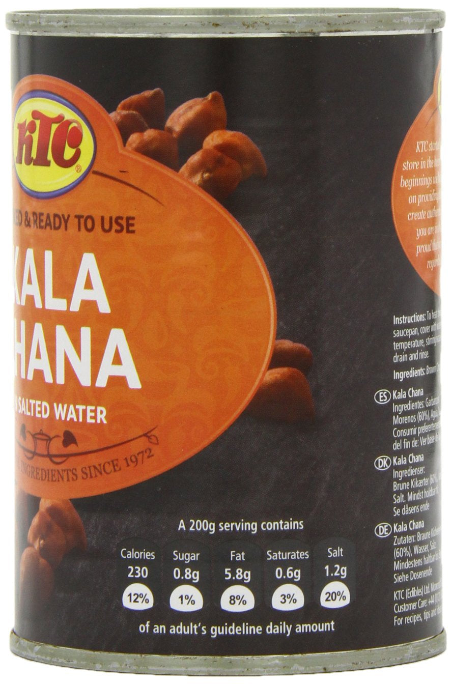 - Garbanzos marrones (enlatados), paquete de 12 (12 x 400 g)