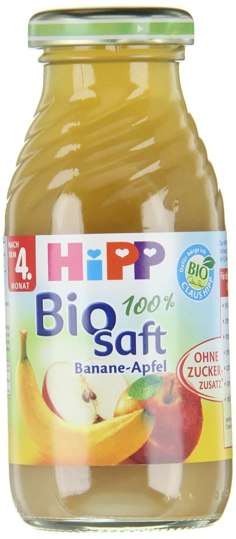 Hipp Plátano-Manzana Bio, pack de 6 (6 X 200 ml) Madre e Hijo Naty Shop