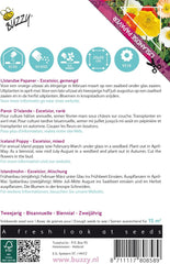 Flores de amapola Buzzy Poppy Islandia