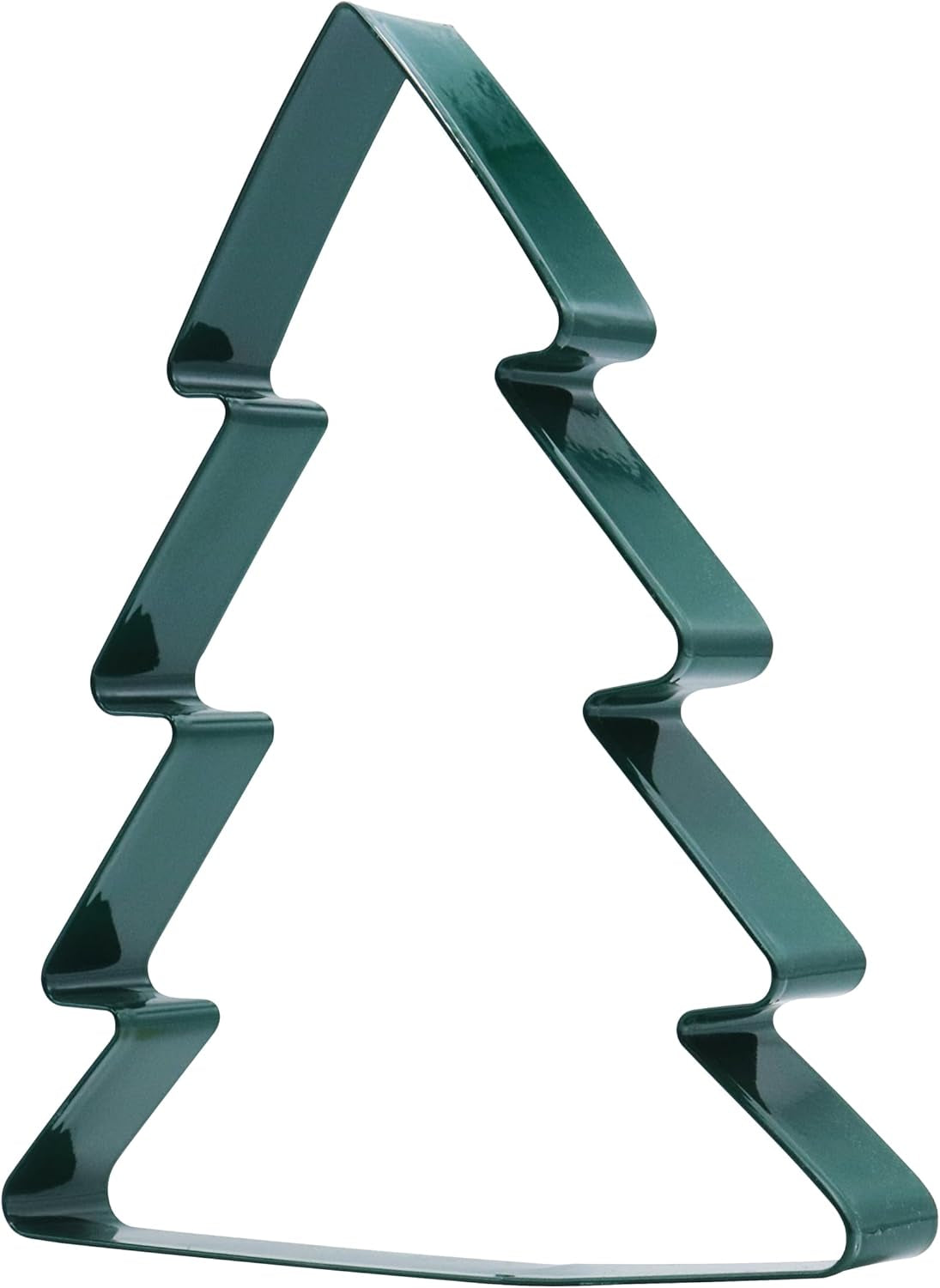 Formă gigantică de biscuiți de Crăciun, brad de Crăciun (18cm / 7"), verde