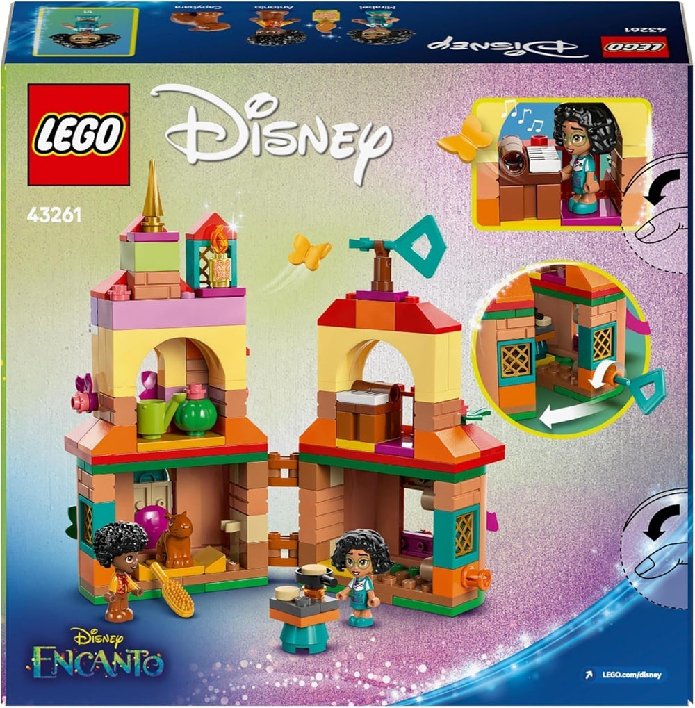 LEGO Ç€ Disney Encanto Mini House, juguete de construcción para niñas a partir de 5 años, juguete de fantasía y set de construcción con Mini Muñecas Mirabel y Antonio, figura de Carpincho y llave 43261 Juegos de construcción Besuche den LEGO-Store