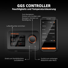 SPIDER FARMER Deshumidificador, Deshumidificador de Plantas 12L con Control de Humedad, Control de App, Función de Temporizador 24H para Tiendas de Cultivo, Deshumidificador Eléctrico para Jardines Interiores, Apartamentos y Sótanos