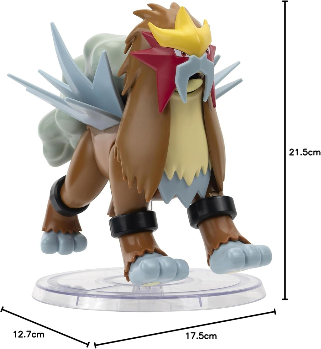 Pokémon Pkw3201-15Cm Select Figure - Entei, figură mobilă oficială Action figures Naty Shop
