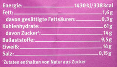 Muesli con sabor a bayas de espelta Hof, sin azúcar, 425 g
