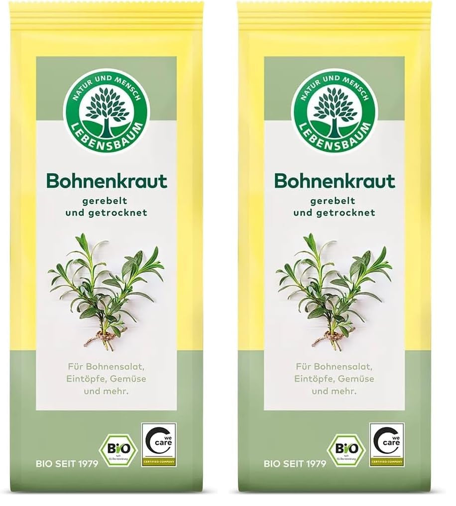Lebensbaum Liebstöckel geschnitten, Bio-Gewürz mit würzigem Geschmack, Maggi-Kraut für Suppen, Marinaden, Fleisch- und Fisch-Gerichte, vegano, 15g