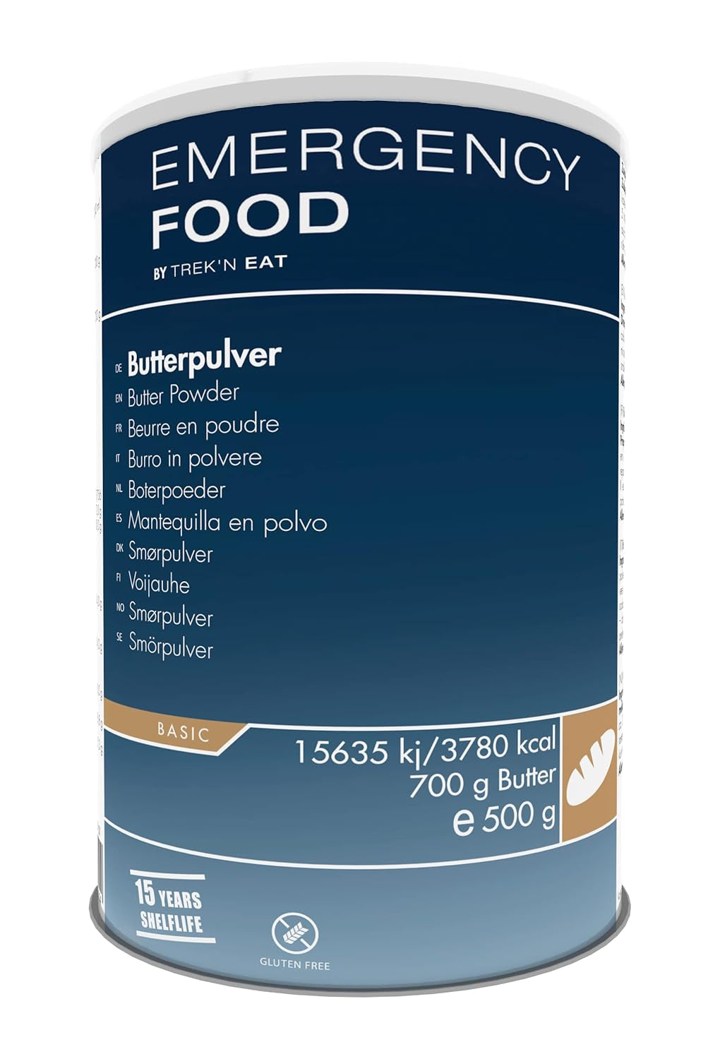 Katadyn Emergency Food Butterpulver, Notvorrat beim Campen, Trekking, etc. - 1 dosis de 500 g