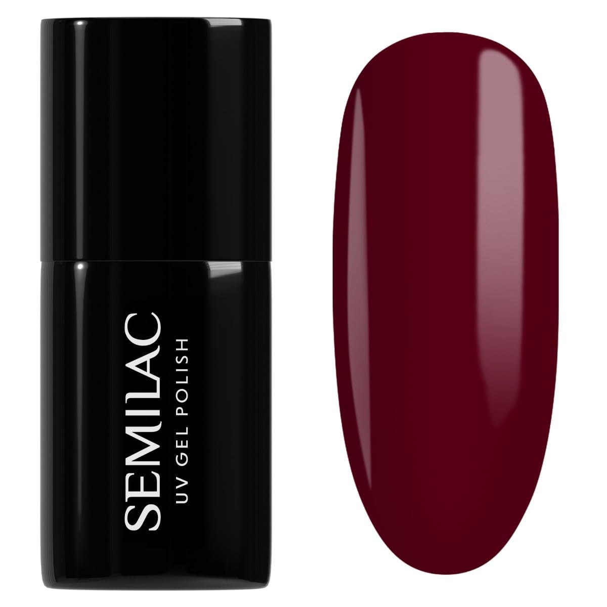 Semilac UV Nagellack Hybrid 404 Muffin de Frijoles Negros 7ml Kollektion Sabores de Otoño