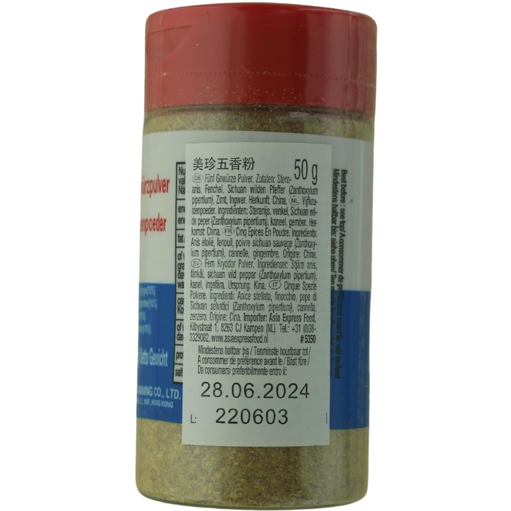 - Polvo Fünf Gewürze, (1 X 50 GR)
