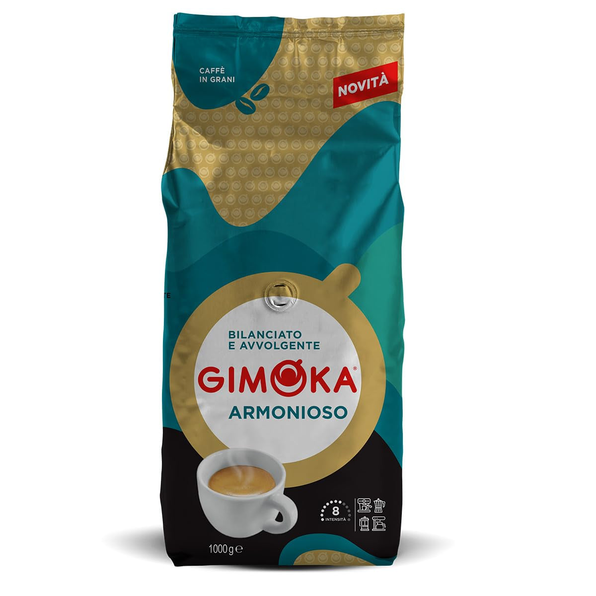 Gimoka - Cafea boabe, 1 Kg Cafea Naty Shop 1 Kg Armonioso