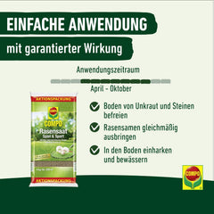 Compo Rasensaat Spiel Und Sport, Universelle Rasenmischung, 4 Kg, 200 M²