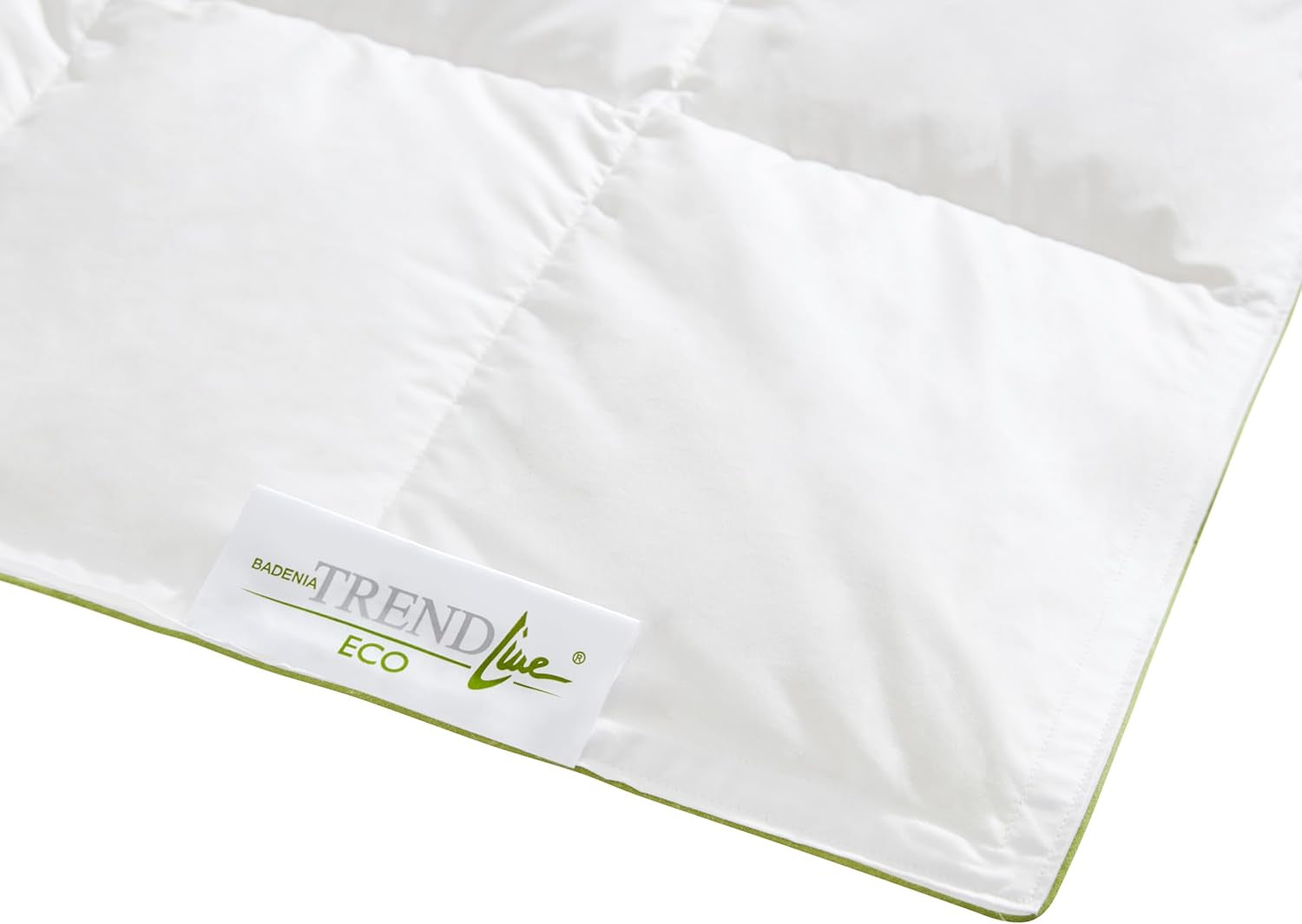 Edredón cálido Badenia Trendline Eco con 90% plumón y 10% plumas clase I, 135 X 200 cm, blanco, certificado Oeko-Tex, fabricado según el estándar de calidad alemán Edredones y edredones Naty Shop