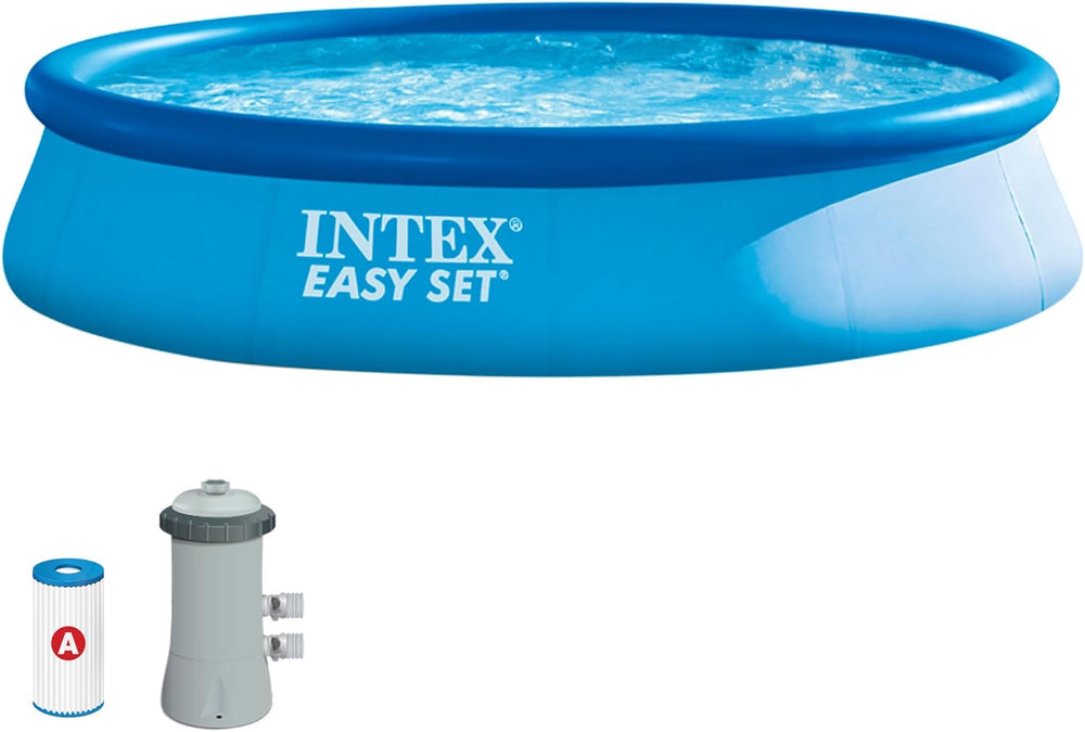 Piscina elevada Intex Easy Set - Para niños, 183 cm x 183 cm x 51 cm, 28101NP, azul