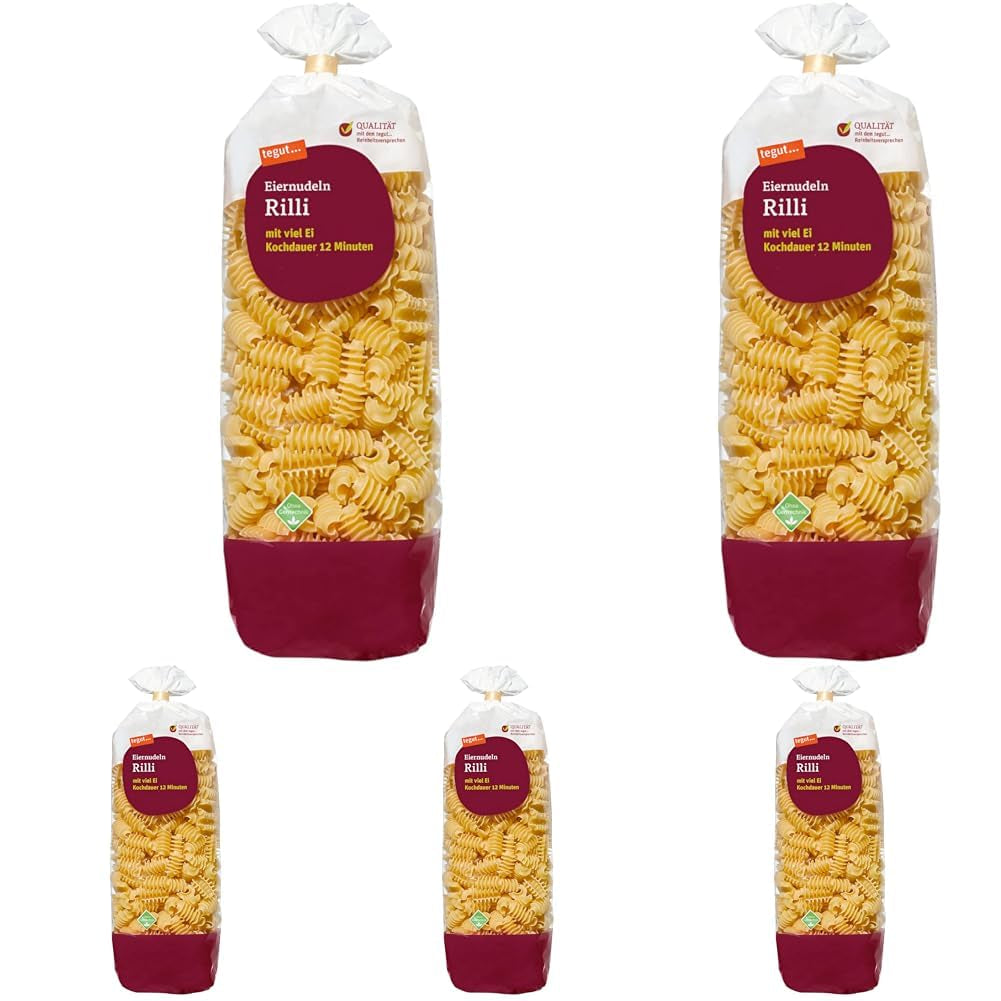 tegut... Fideos con huevo Rilli, 1 x 500 g