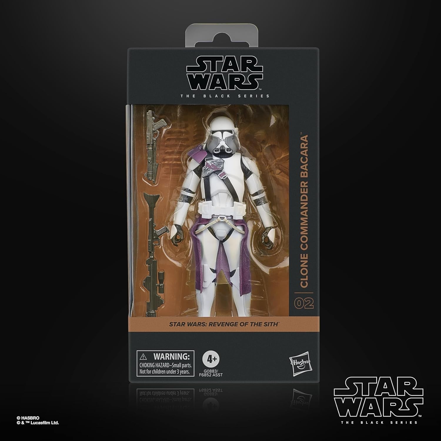Star Wars Black Series Clone Commander Bacara, Star Wars: Ahsoka Figura coleccionable premium (15 cm) Figuras de acción Naty Shop