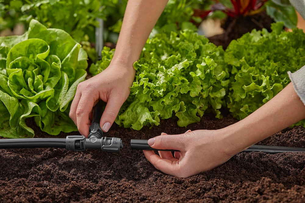 Piesă în T pentru sistem de irigare Gardena Micro-Drip 13 mm (1/2 inch): Conector pentru țevi de alimentare de 13 mm, ramificație în formă de T, irigare automată, reutilizabilă (13201-20)