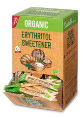 Eritritol orgánico natural | 144 bolsitas de 5 G, 720 gramos totales Edulcorantes Naty Shop