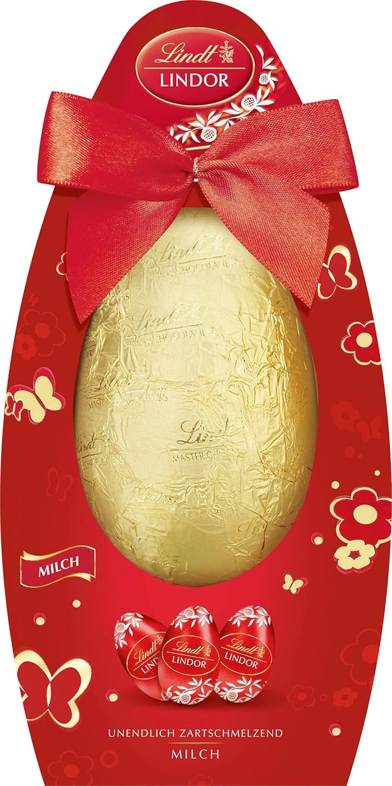 Mezcla de Pascua Chocolate Lindt LINDOR | Caja 144g | Huevos LINDOR que se deshacen en la boca en tres variantes: Chocolate con leche, Chocolate negro, Avellana | Chocolate de Pascua | Regalo de chocolate | 1 paquete