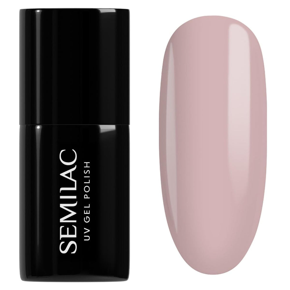 Semilac UV Nagellack Hybrid 404 Muffin de Frijoles Negros 7ml Kollektion Sabores de Otoño