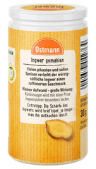 Ostmann Gewürze - Ingwer gemahlen | Embalaje completo y reciclable | 30 g en la estreudosis