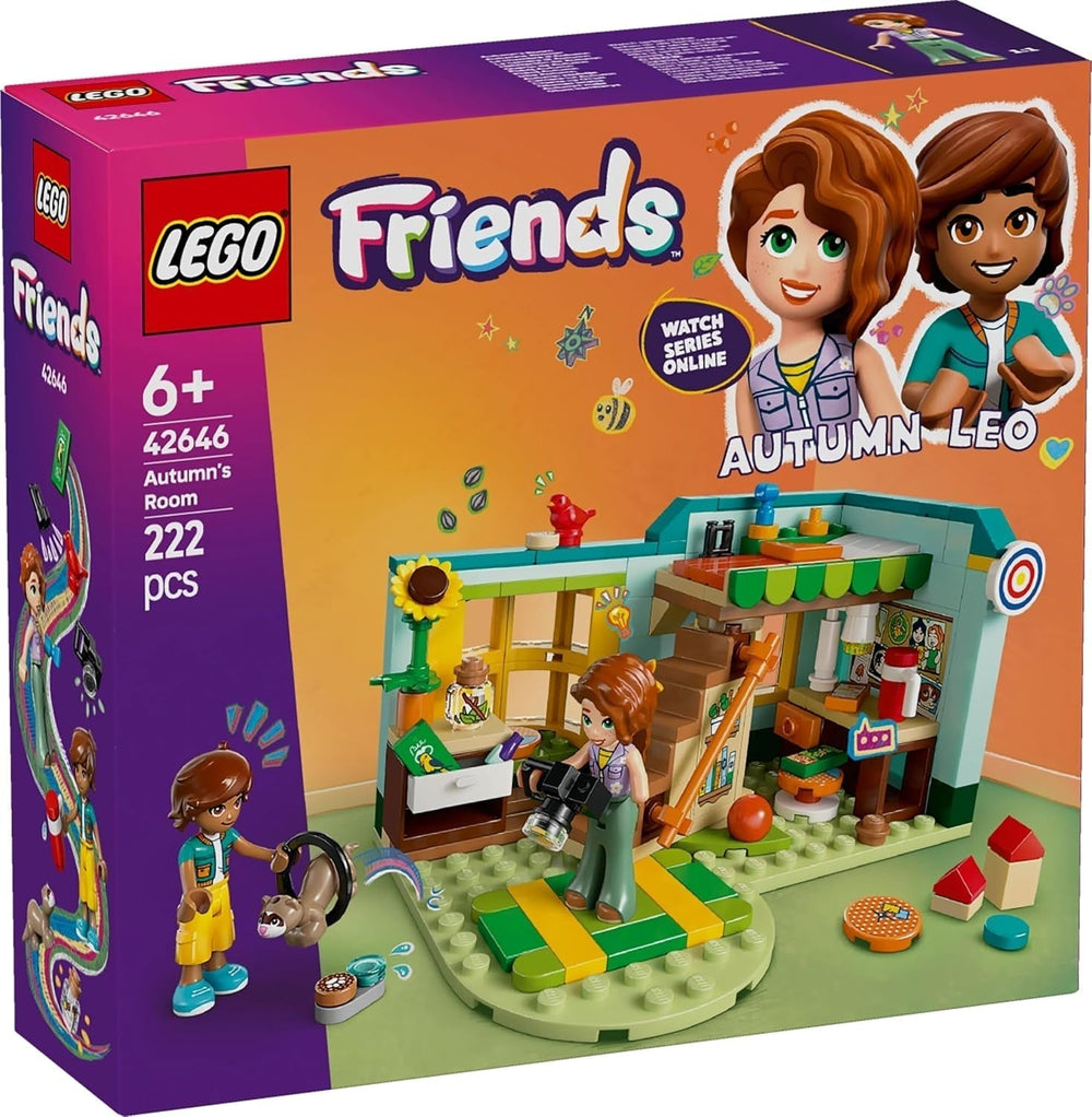 LEGO Friends Habitación de Otoño Set de construcción y juego para juegos de rol creativos, set para niñas a partir de 6 años con 2 minifiguras y una figura de un hurón, juguete educativo 42646 Juegos de construcción Besuche den LEGO-Store