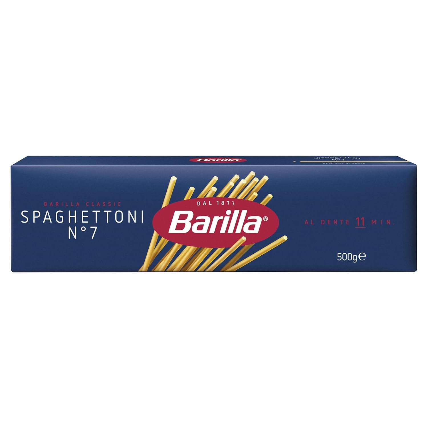 Barilla Classic Spaghetti N°7 pasta de trigo duro, siempre al dente (1 x 500 g)