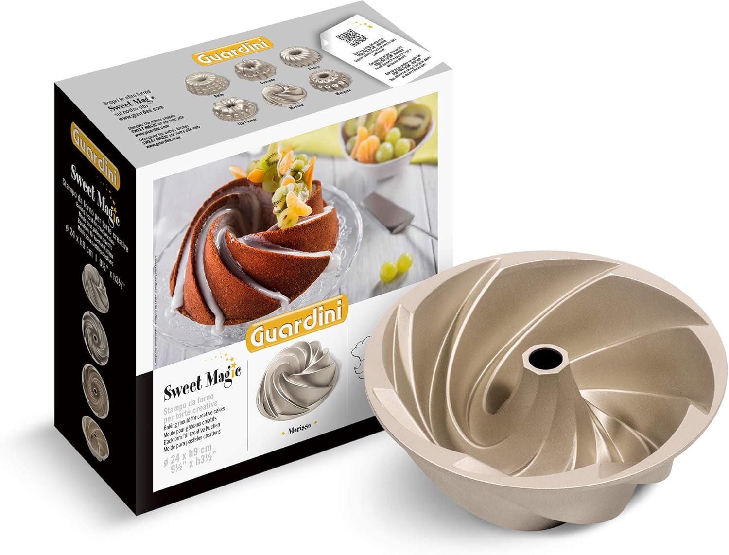 Sweet Magic Backform, Stahl Moldes y bandejas para horno Naty Shop Marissa