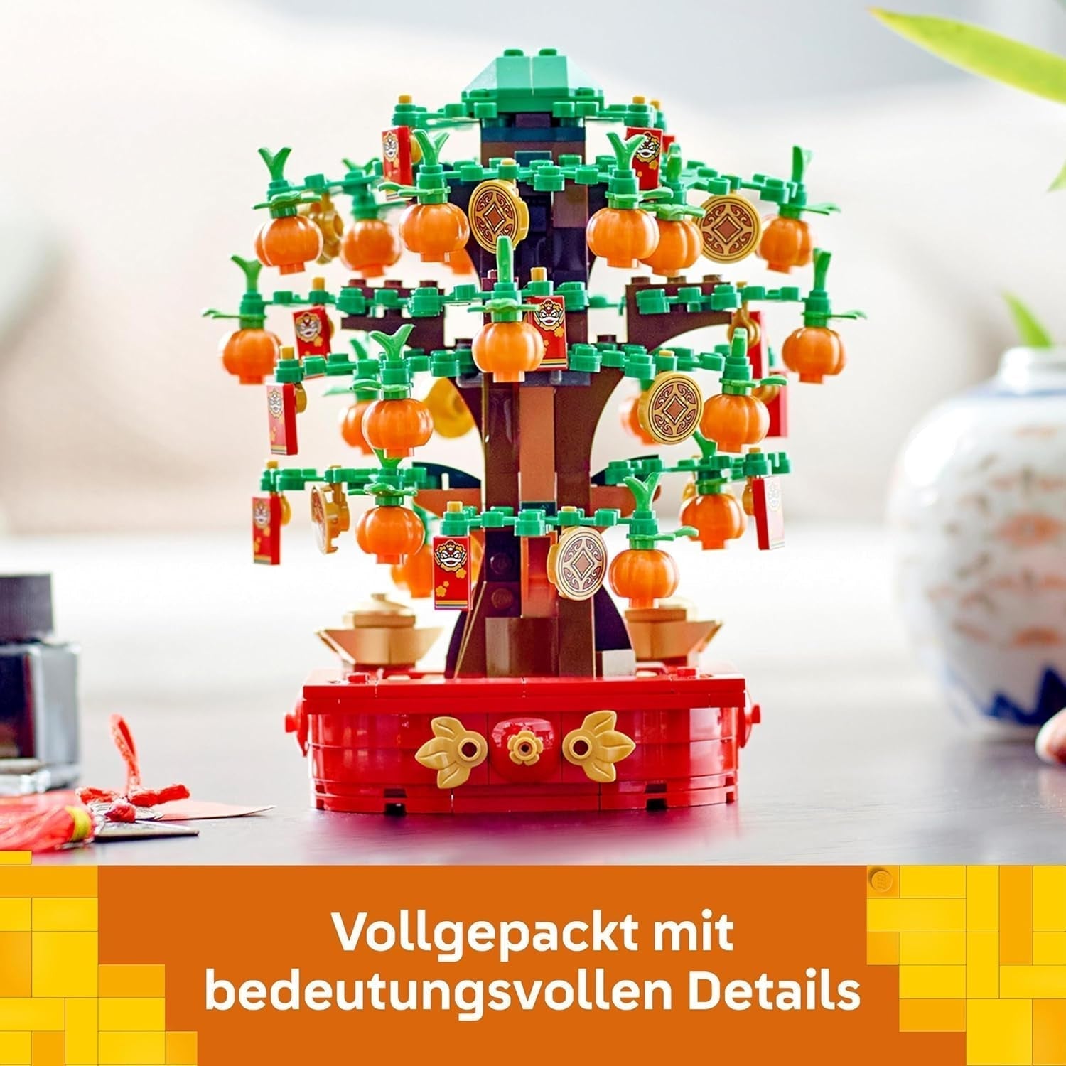 LEGO Castaño Jorobado, Set de construcción para niños de 9 años, Regalo de Año Nuevo Lunar para niños y niñas, Set de juego de rol, Decoración festiva, Decoración del hogar, Decoración de mesa 40648 Juegos de construcción Besuche den LEGO-Store