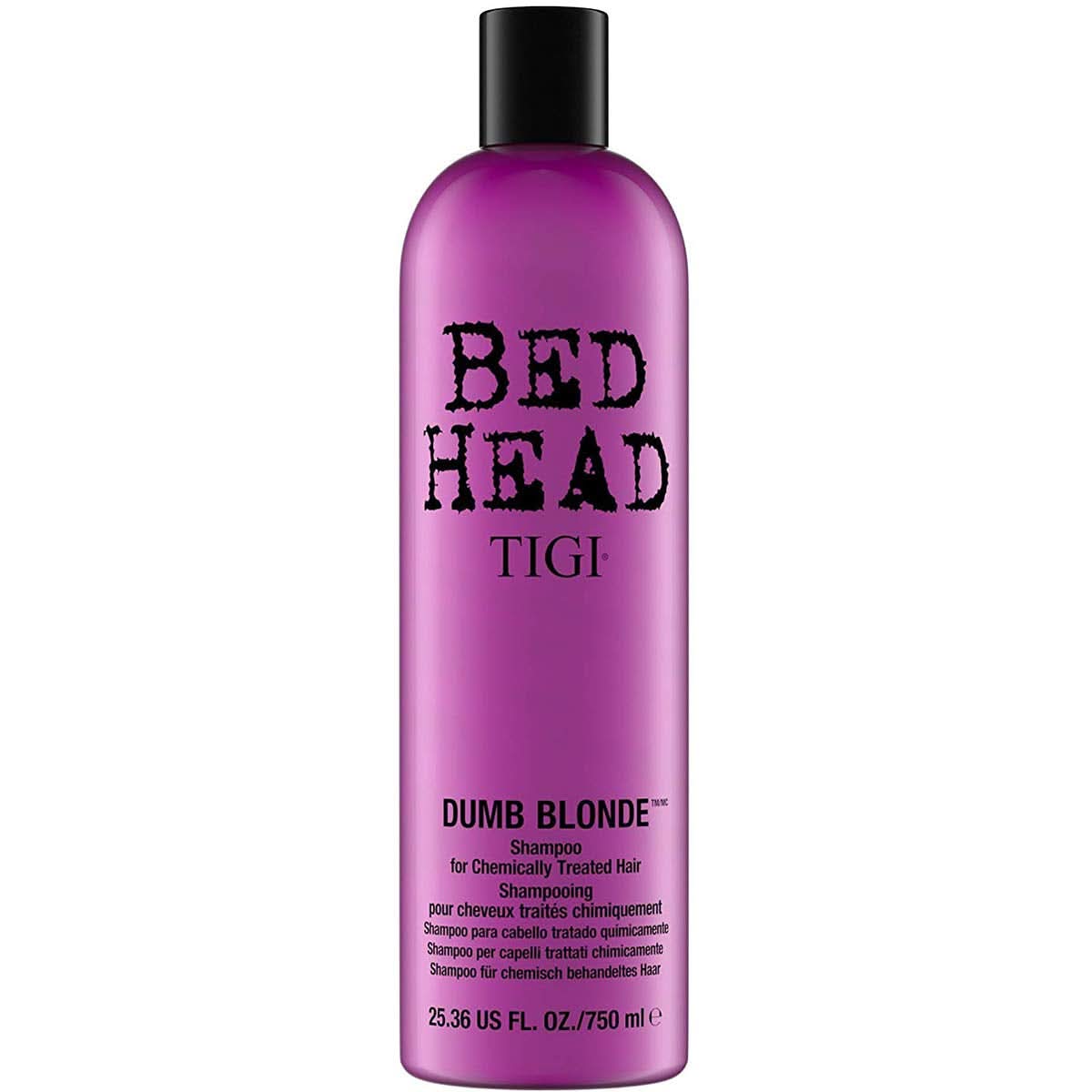 Bed Head de TIGI Dumb Blonde, champú para cabello tratado químicamente, 750 ml Ducha y baño Naty Shop