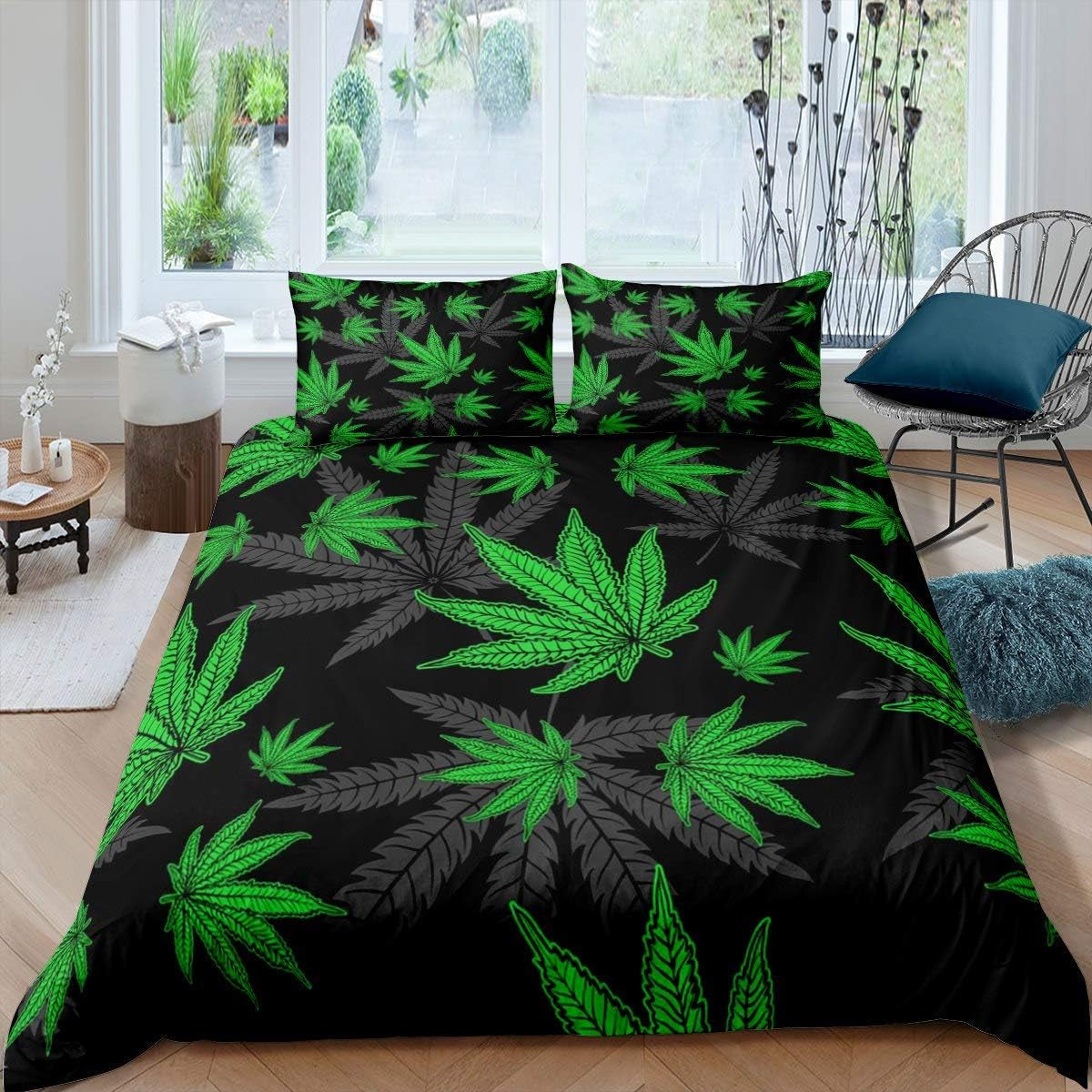Juego de ropa de cama Gamer para jóvenes, 155 x 220, juego de cama para niños, adolescentes, hombres, vídeos, decoración, juego de cama reversible, funda verde, mando de juegos retro, cama de lujo, color blanco, 2 piezas
