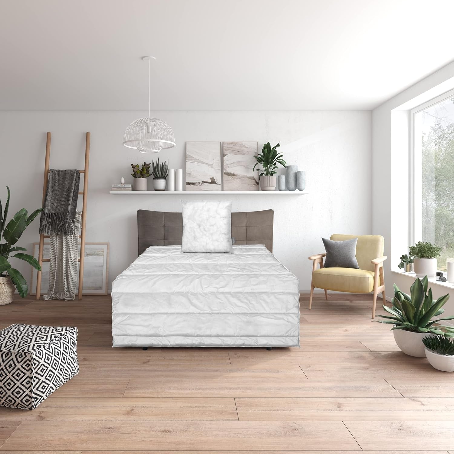 Juego de cama básico Traumnacht Green compuesto por edredón para todo el año, 135 X 200 cm + almohada de 80 X 80 cm, certificado Oeko-Tex, producido según el estándar de calidad alemán Edredones y edredones Naty Shop Juego de cama para todas las estaciones 135 X 200 Cm