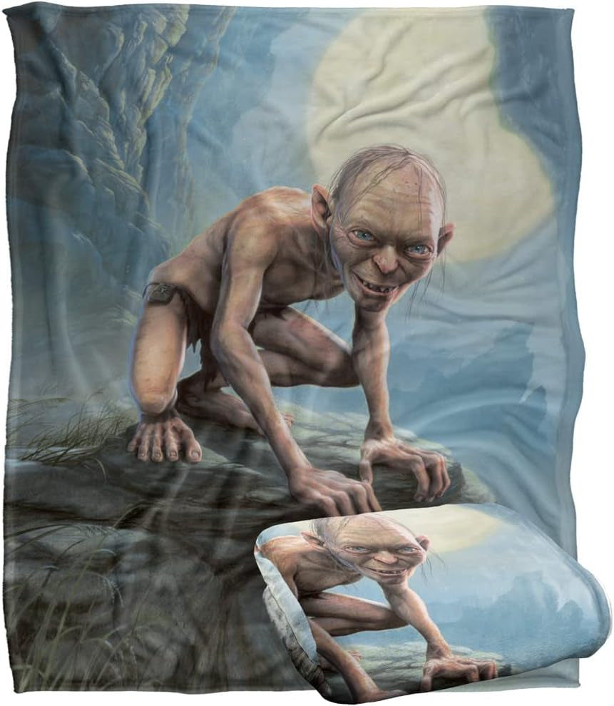 EL SEÑOR DE LOS ANILLOS Cómoda manta de seda, super suave, 152 X 127 Cm Camas y Mantas LOGOVISION Título predeterminado