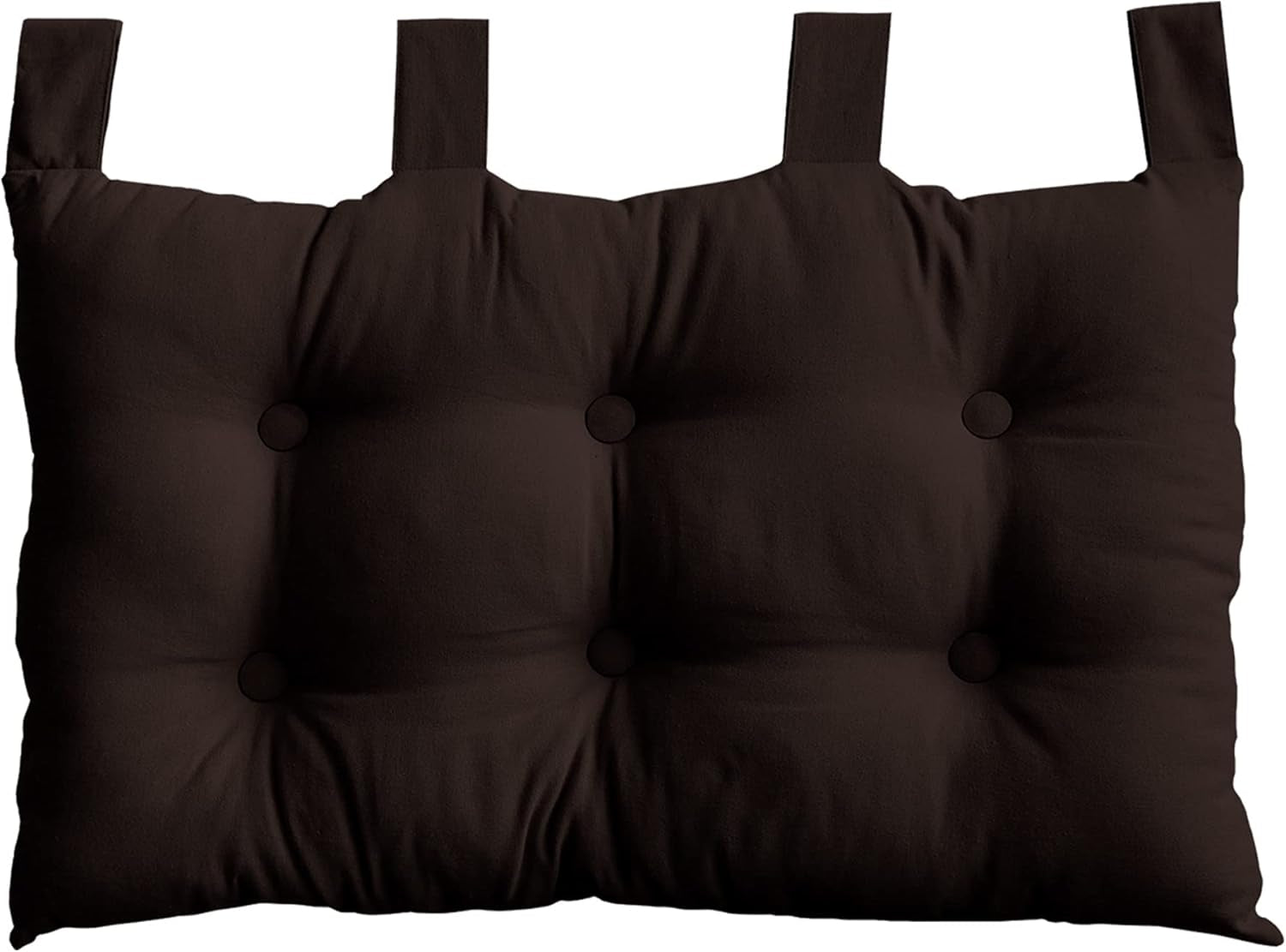 Edredón con 4 bolitas, yute, 90 X 190 Cm, arcilla, 2007AGCHLJT090190, 90 X 190 Cm Edredones y colchas Naty Shop Marrón oscuro