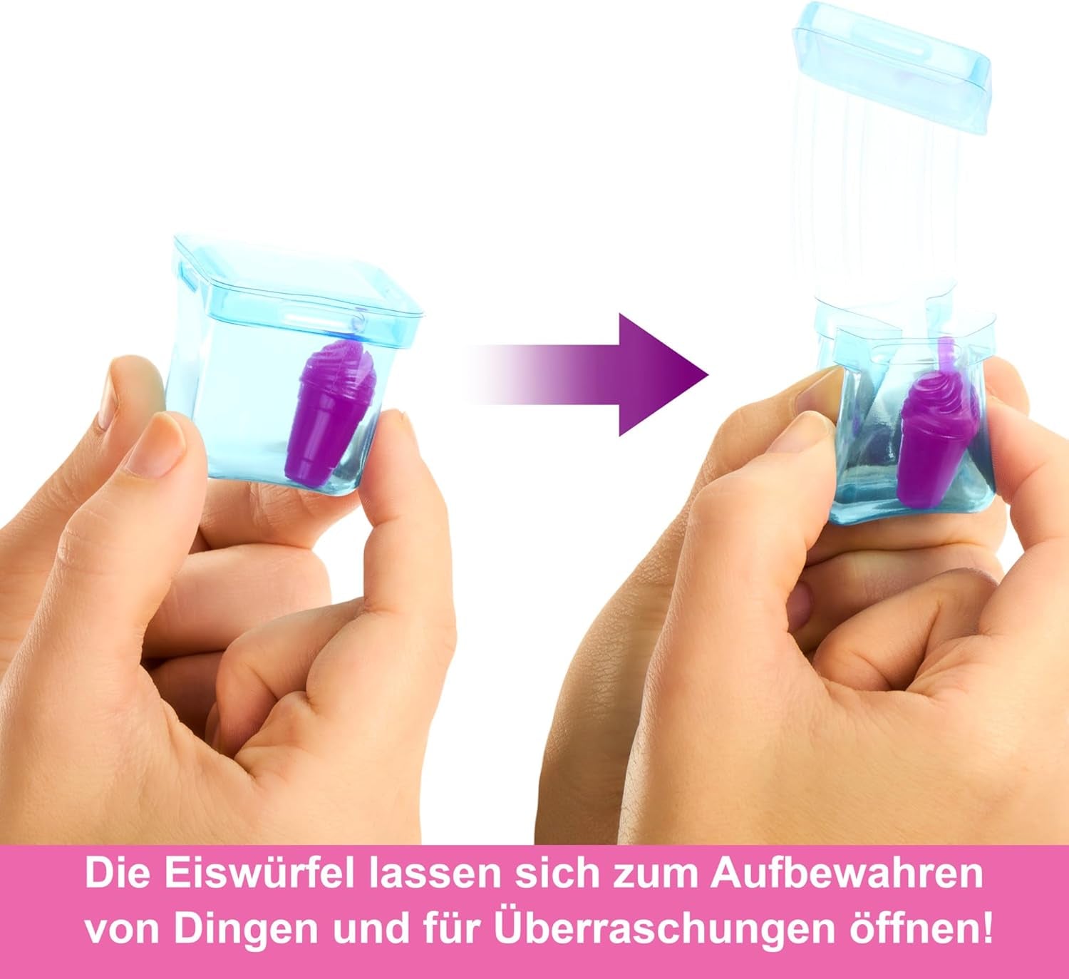 Barbie Pop Reveal Fruit - Păpuși surpriză cu 8 surprize fructate, inclusiv o păpușă poziționabilă cu parfum de limonadă de căpșuni și un cățeluș pufos, vârste 3+, HNW41