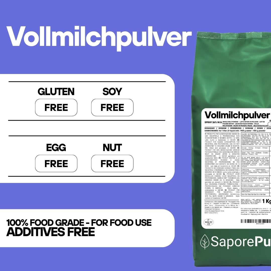 Vollmilchpulver 1 kg - Leche en polvo